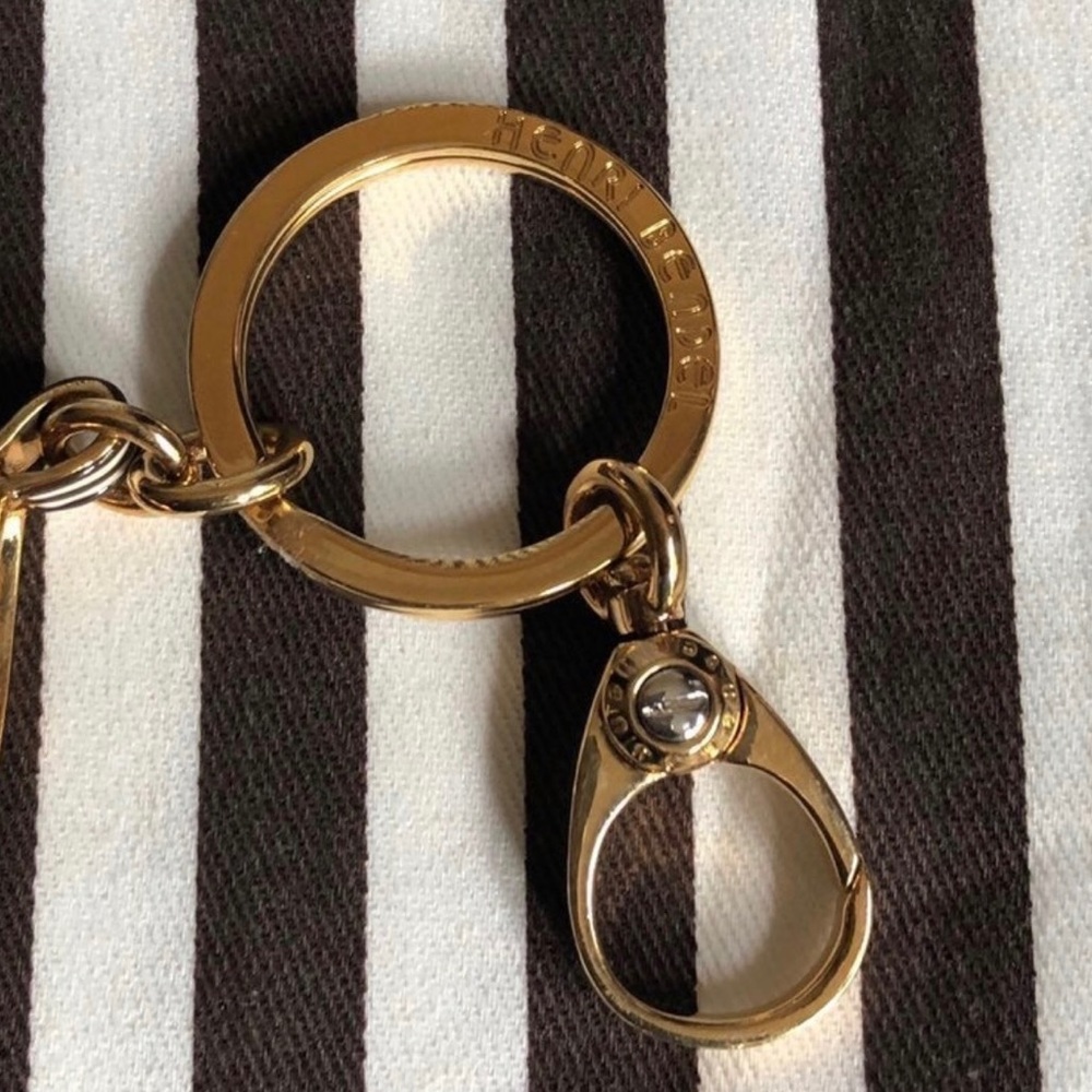 Henri Bendel Rain Boot Vintage Keychain Bag-Charm - Picture 9 of 13